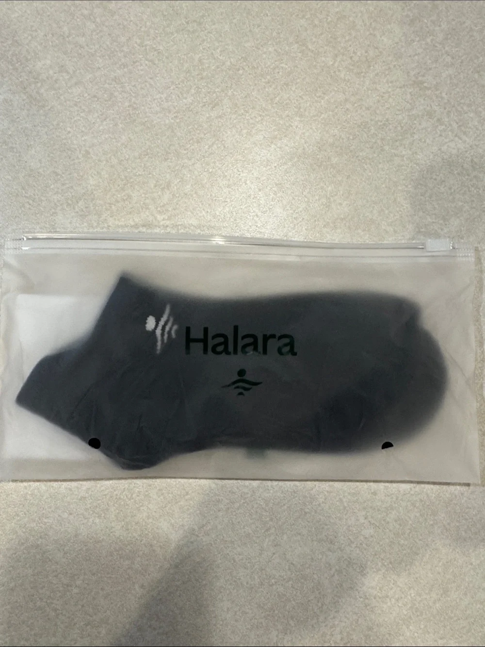 HALARA Black Low-Cut Athletic Ankle Socks - Single Pack